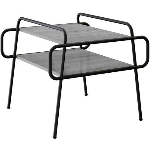  Stolić za kavu Siva Sonoma 50 x 50 x 51 cm Konstruirano drvo - Siva Sonoma 50 x 50 x 51 cm Slike
