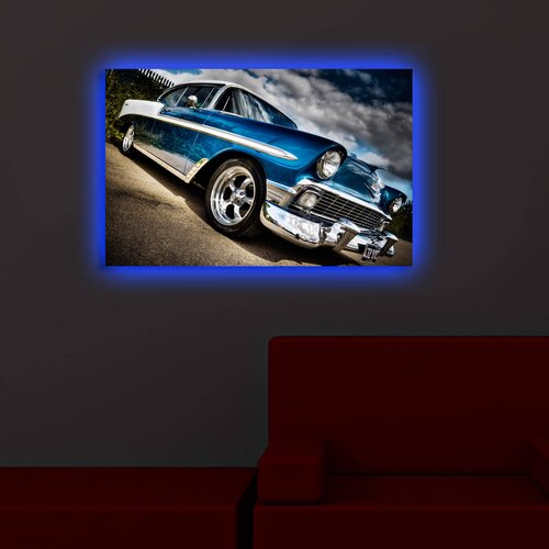 Opviq Slika na platnu sa LED osvetljenjem 45x70cm Cijene