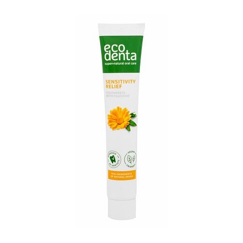 Ecodenta Super+Natural Oral Care Sensitivity Relief zobna pasta za občutljive zobe 75 ml Slike