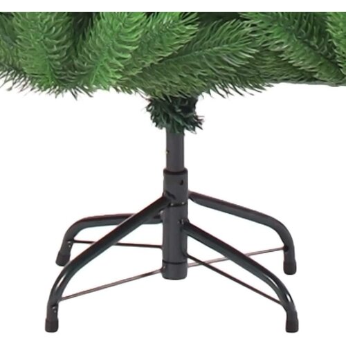  Umjetno drvce kavka&amp;scaron;ka jela LED s kuglicama zeleno 150 cm Slike