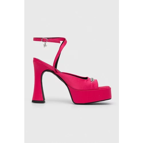 Karl Lagerfeld Sandali LAZULA roza barva, KL33905