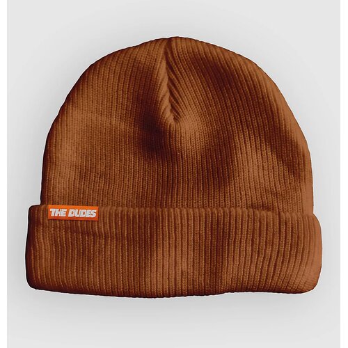 The Dudes Logo Vermillon Nut Warmer Beanie maroon Slike