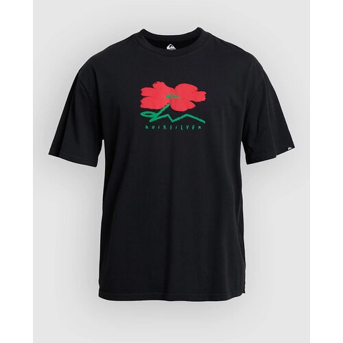 Quiksilver Structured Flower T-shirt black Slike