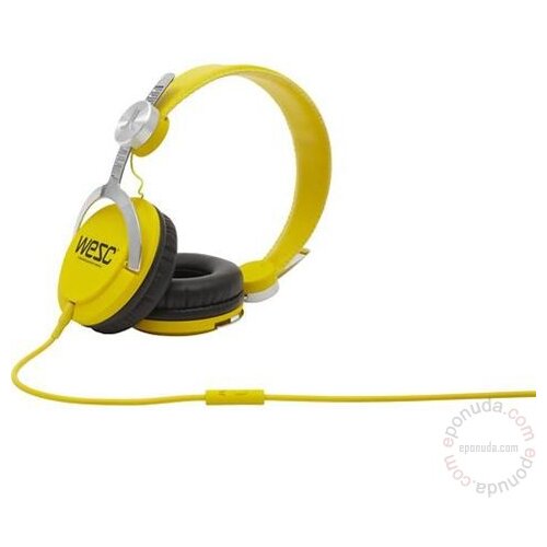 Wesc bass dandelion yellow onear 0007194221 slušalice Slike