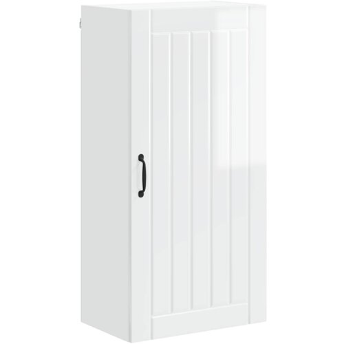  Ormar za Zid Lucca Bijela visokog sjaja 50 x 31 x 100 cm Slike