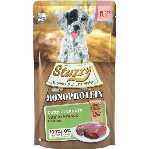 Stuzzy Puppy Monoprotein teletina, vrećica 150 g Slike
