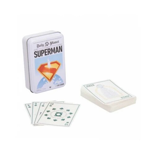 Paladone superman playing cards in a tin Cene