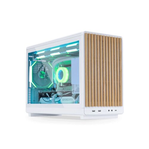 Lian Li Računalni&scaron;ko ohi&scaron;je DAN Cases A3 Wood, kaljeno steklo, Micro-ATX, belo Cene