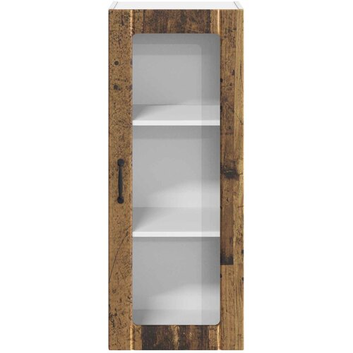  Zidni stakleni ormarić Lucca Staro drvo 40 x 31 x 100 cm Slike