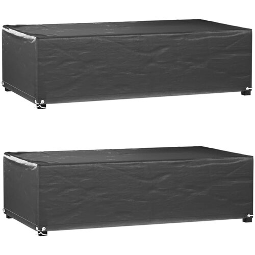 VidaXL Navlake za vrtni namje&amp;scaron;taj 2 kom 8 u&amp;scaron;ica 125x70x35cm pravokutne Slike