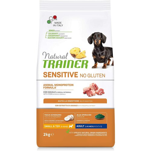 Trainer natural sensitive hrana za pse - pork - small&toy adult 2kg Slike