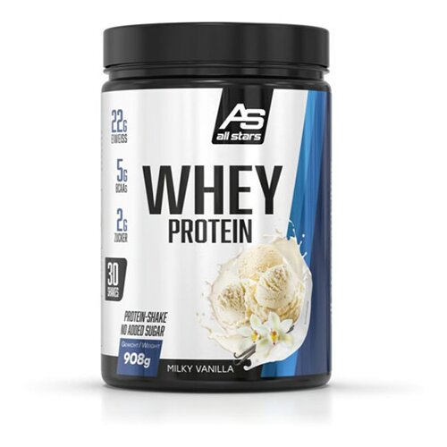 All Stars whey protein milky vanilla, 908 g Cene