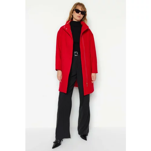 Trendyol Coat - Red - Basic