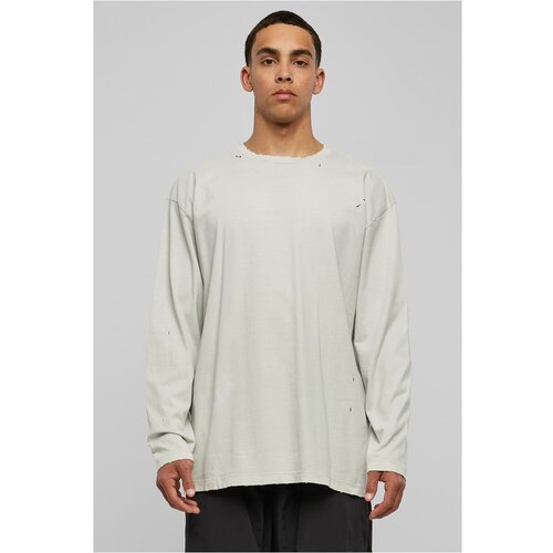 Urban Classics Oversized Distressed Long Sleeve Lightasphalt Slike