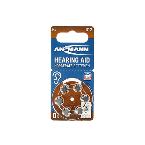  AN Bat ZincAir 312 6/1 PR41 Slike