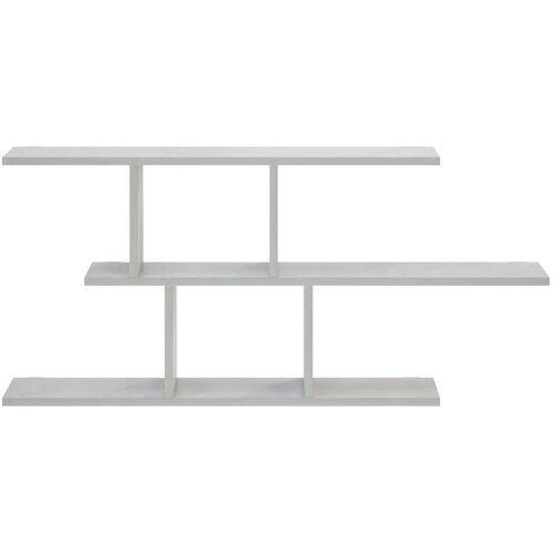  Zidna polica Betonska siva 100 x 17 x 45.5 cm prerađeno drvo - Betonska siva Slike