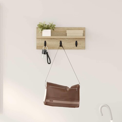  Vje&scaron;alica za kapute na zidu Sonoma hrast 40 x 10,5 x 18 cm Cijene
