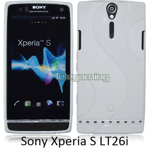  Gumijasti / gel etui S-Line za Sony Xperia S LT26i - beli