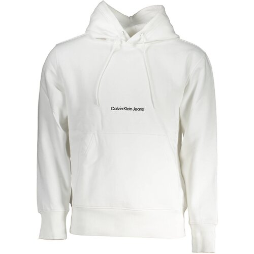 Calvin Klein WHITE MEN&#39;S SWEATSHIRT WITHOUT ZIP Cijene