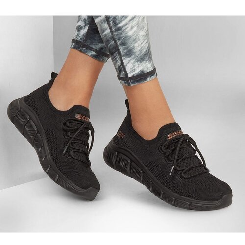 Skechers bobs sport b flex-color connect ženske tenisice 117121-bbk Slike