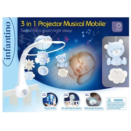 MIS TRADE infantino muzička vrteška 3U1 plava 048961 Cijene