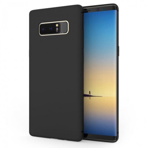  Silikonski ovitek za samsung galaxy note 8 - mat črn Slike