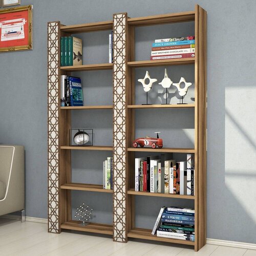 Woody Fashion Hanah Home Polica za knjige City 2 845HCT3615 Cene