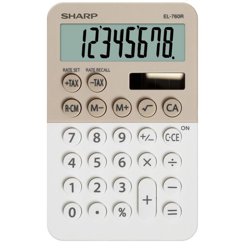 Sharp Namizni kalkulator EL760RBLA, krema Cene