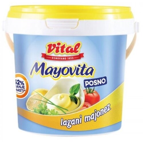 Mayovita majonez VITAL light kantica 900g Slike