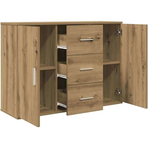 VidaXL Komoda Artisan hrast 90x29 5x65 cm izrađeno drvo Slike