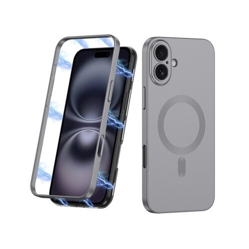  Futrola 360 color magsafe za iphone 16 (6.1) siva (gkk case) ( F118199 ) Cene