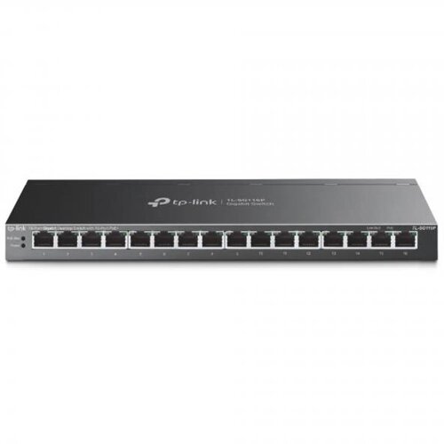 Tp-link tl-sg116p 16-port gigabit 16xpoe+ 120w rack mrežno stikalo-switch Cene