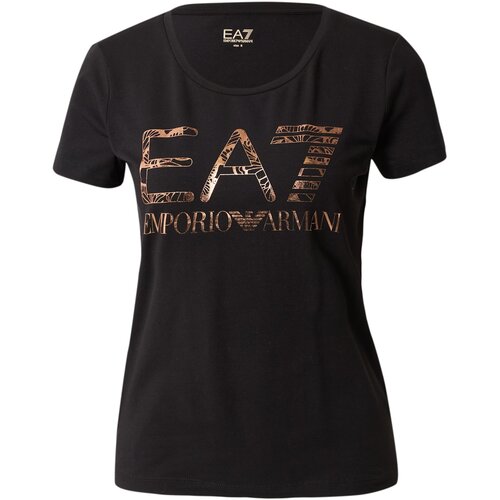 Ea7 Emporio Armani Majica bronca / crna Slike