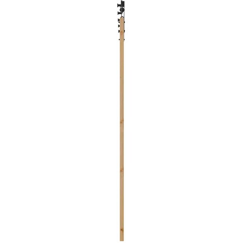  Klizna vrata Prirodna i crna 73,5 x 211 cm Masivna borovina Slike