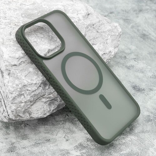 Maska rugged magsafe za iphone 15 pro max/ tamno zelena Slike
