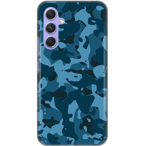 silikonska maska za Samsung A546B Galaxy A54 5G Camouflage Pattern Print tamno plava Slike