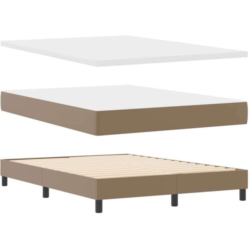  Konstrukcija kreveta s madracem Boja cappuccina 140 x 200 cm Slike