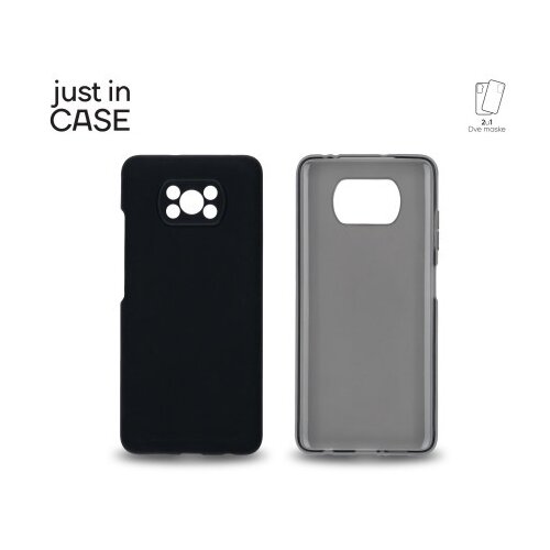 Just In Case 2u1 Extra case MIX paket CRNI za Poco X3 Pro ( MIX411BK ) Cene