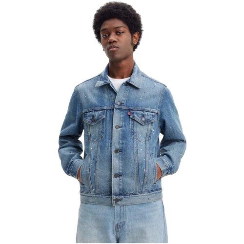 Levi's Parke Vintage Fit Trucker Jacket Modra Cene