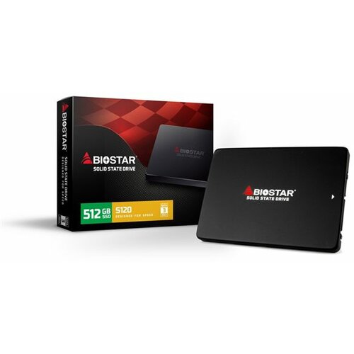 Biostar SSD SATA3 512GB S100 Series 550/525MB/s, S100-512GB ssd hard disk Slike