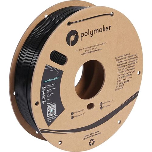 Polymaker PolySmooth Jet Black, 1.75 mm (750 g) Cene