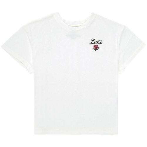 Levi&amp;#039;s Majice s kratkimi rokavi LVG OVERSIZED ROSE TEE Bela Slike