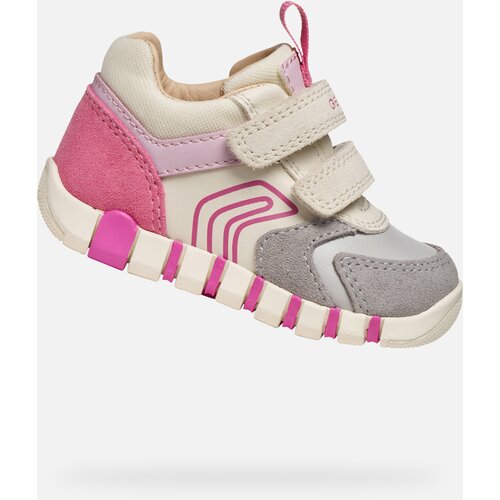 Geox Girls' First Steps Iupidoo Grey - Girls Cene
