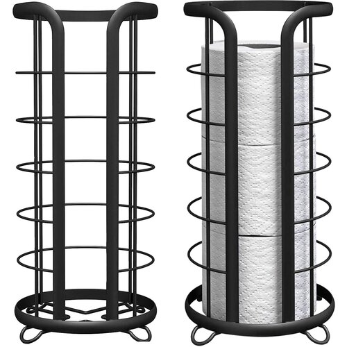 Tutumi Stalak za WC papir Black 322743A Slike