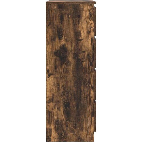  Komoda boja dimljenog hrasta 60x35x98,5 cm konstruirano drvo Slike