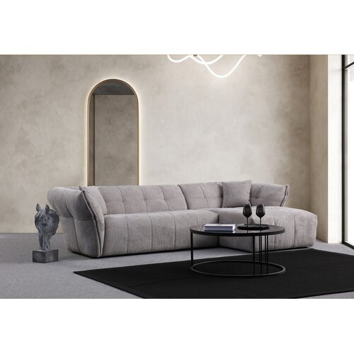 Atelier Del Sofa Kutna garnitura Boxer, 165x290 cm, Svijetlosiva Slike