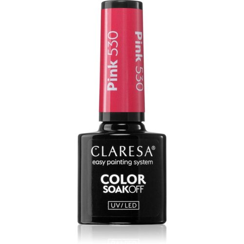Claresa SoakOff UV/LED Color Rainbow Explosion gel lak za nohte odtenek Pink 530 5 g Cene