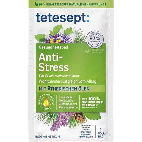 TETESEPT Zdravilna kopel s morsko soljo "Proti stresu" - 80 g Cene