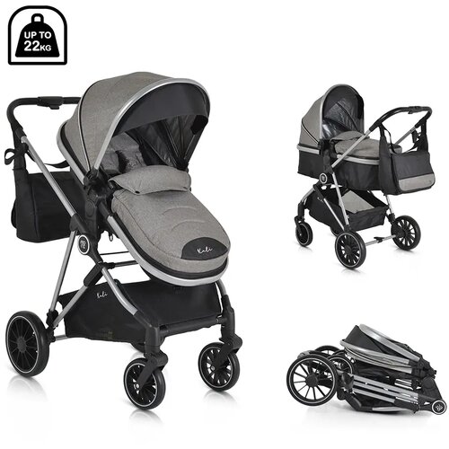 Cangaroo Kombinovana kolica za bebe Kali Grey Cene