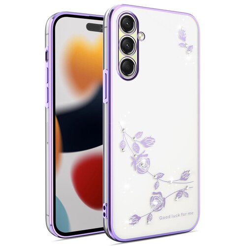  KADEM maska za Samsung Galaxy S26 Flower Rhinestone - Purple Cijene
